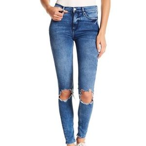 Free People Busted Knee Jeans Skinny W 28